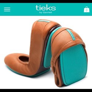 Chestnut Tieks size 9 preloved